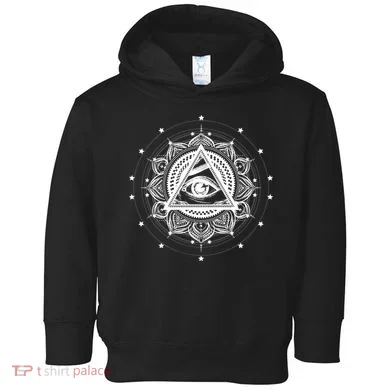 All Seeing Eye Hypnosis Psychic Toddler Hoodie
