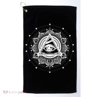 All Seeing Eye Hypnosis Psychic Golf Towel