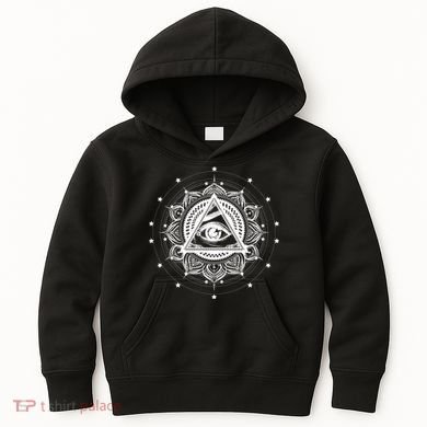 All Seeing Eye Hypnosis Psychic Kids Hoodie