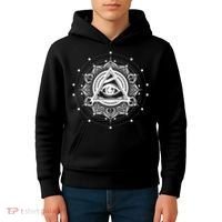 All Seeing Eye Hypnosis Psychic Kids Hoodie thumb 4