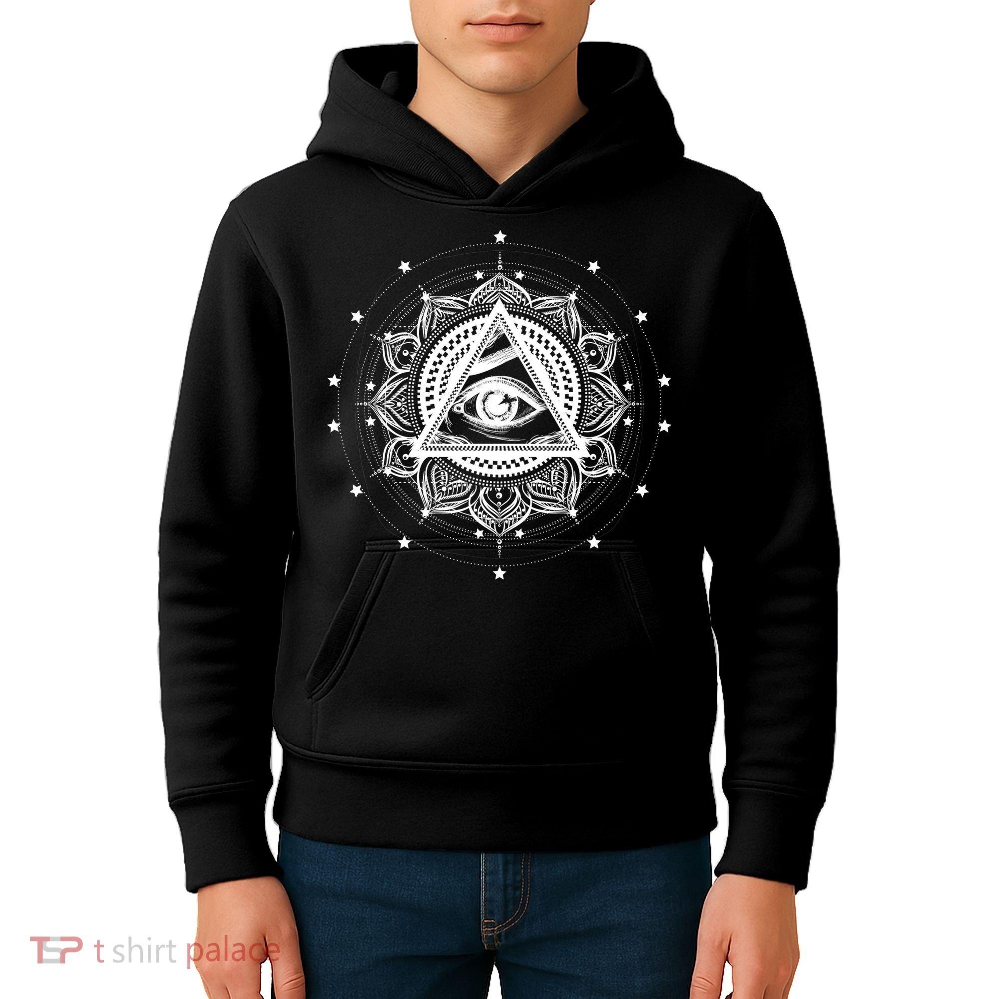 All Seeing Eye Hypnosis Psychic Kids Hoodie
