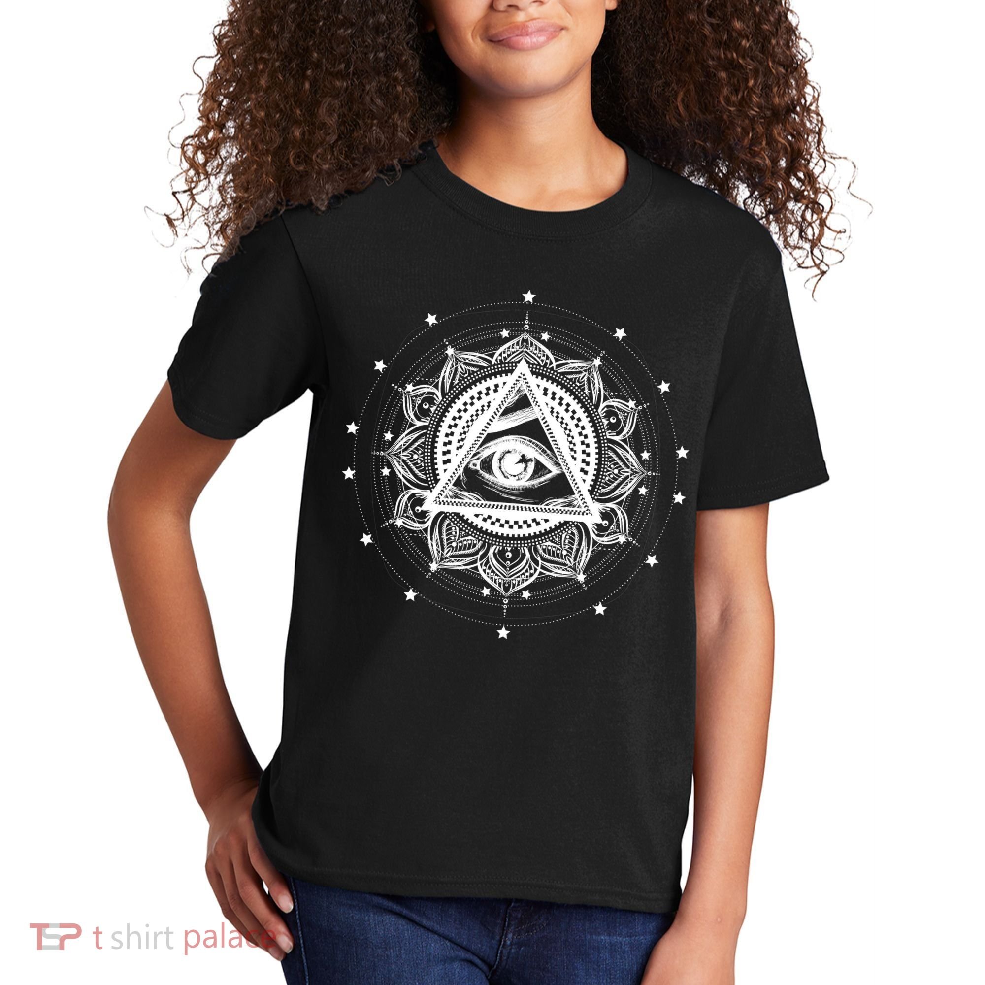 All Seeing Eye Hypnosis Psychic Kids T-Shirt