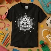 All Seeing Eye Hypnosis Psychic Kids T-Shirt thumb 3