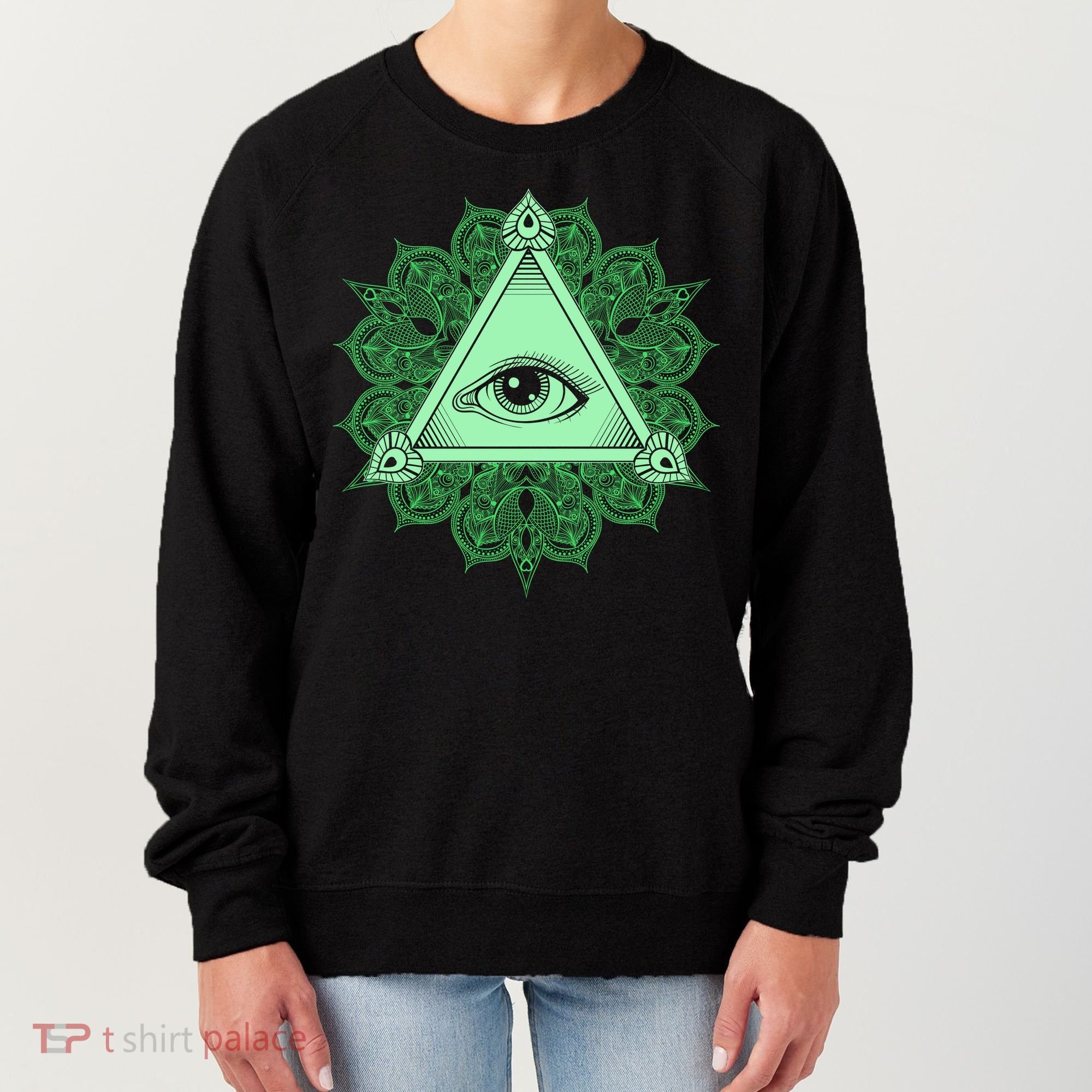 All Seeing Pyramid Eye Women's Sweatshirt