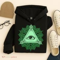 All Seeing Pyramid Eye Hoodie thumb 4