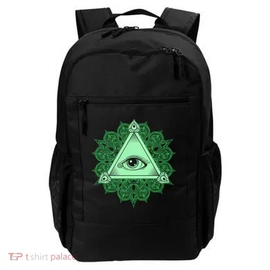 All Seeing Pyramid Eye Backpack