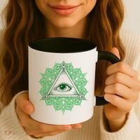 All Seeing Pyramid Eye Coffee Mug thumb 3