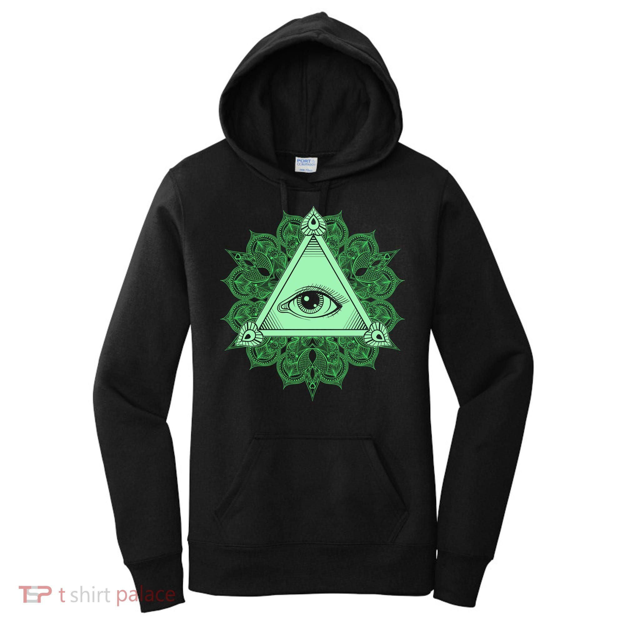 All Seeing Pyramid Eye Women's Hoodie