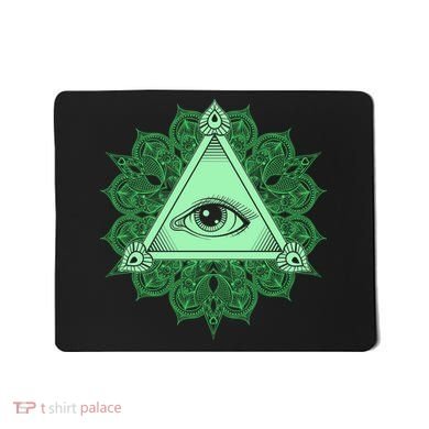 All Seeing Pyramid Eye Mousepad