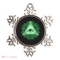 All Seeing Pyramid Eye Ornament thumb 0