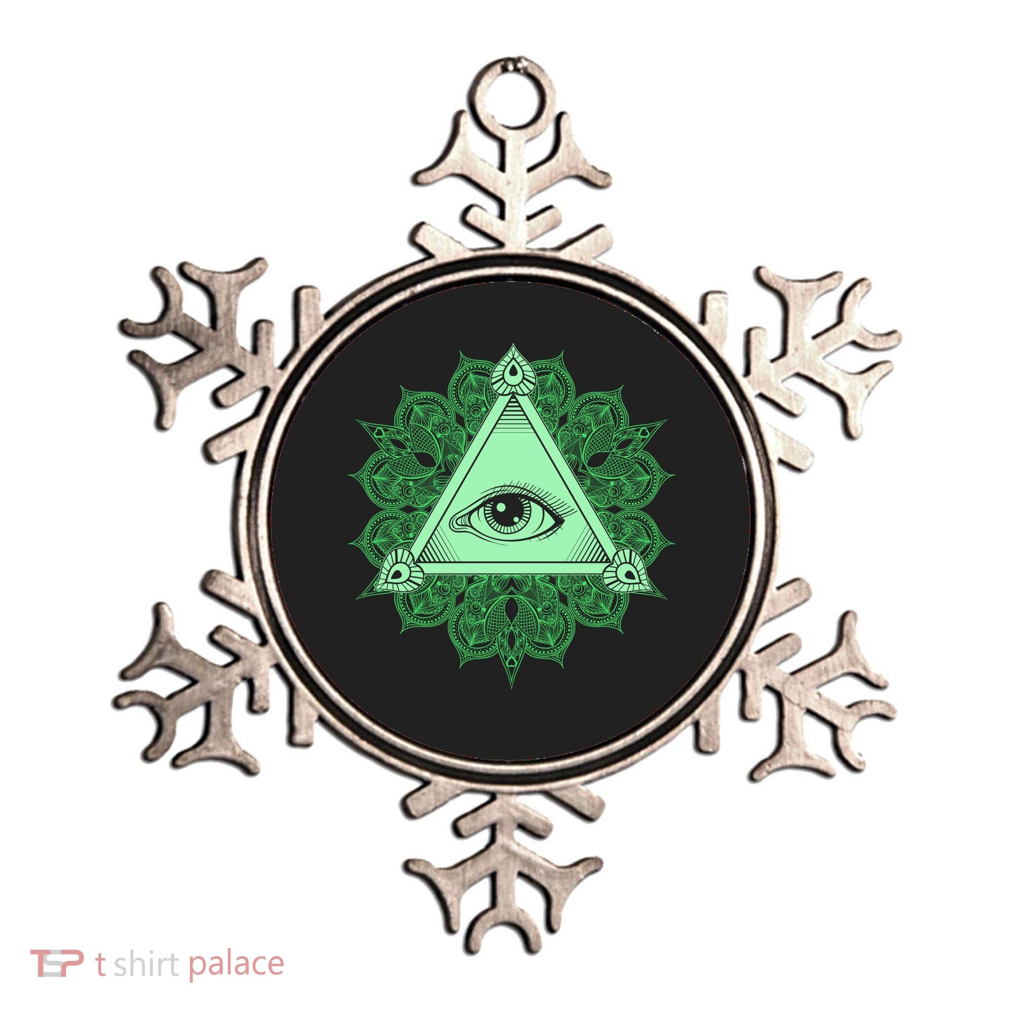 All Seeing Pyramid Eye Ornament