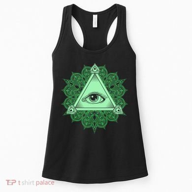 All Seeing Pyramid Eye Women's Tank Top