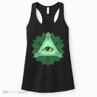 All Seeing Pyramid Eye Women's Tank Top thumb 0