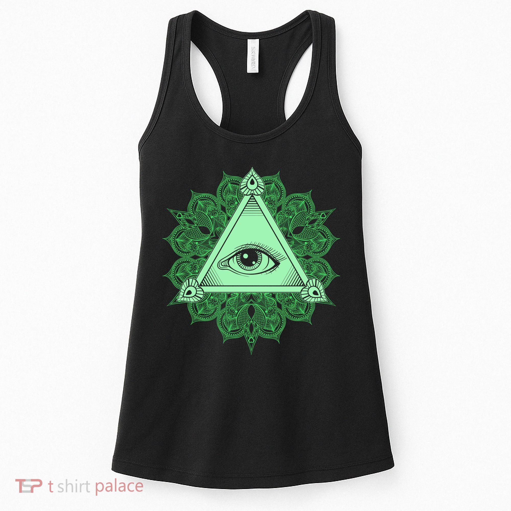 All Seeing Pyramid Eye Women's Tank Top
