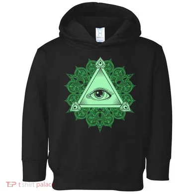 All Seeing Pyramid Eye Toddler Hoodie