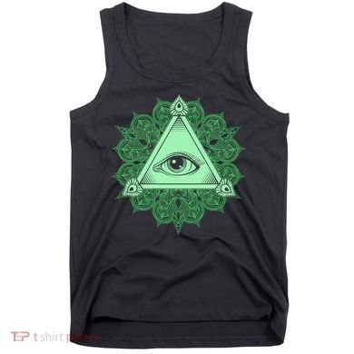 All Seeing Pyramid Eye Tank Top
