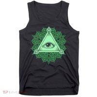 All Seeing Pyramid Eye Tank Top thumb 0