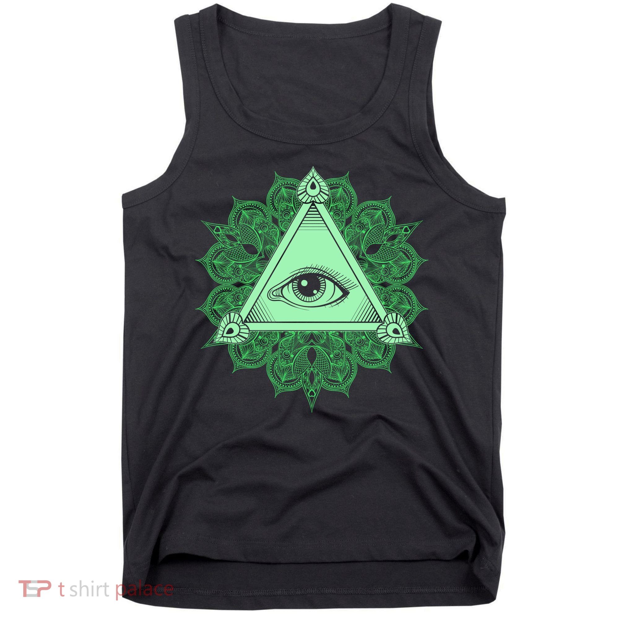 All Seeing Pyramid Eye Tank Top