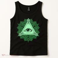 All Seeing Pyramid Eye Tank Top thumb 2