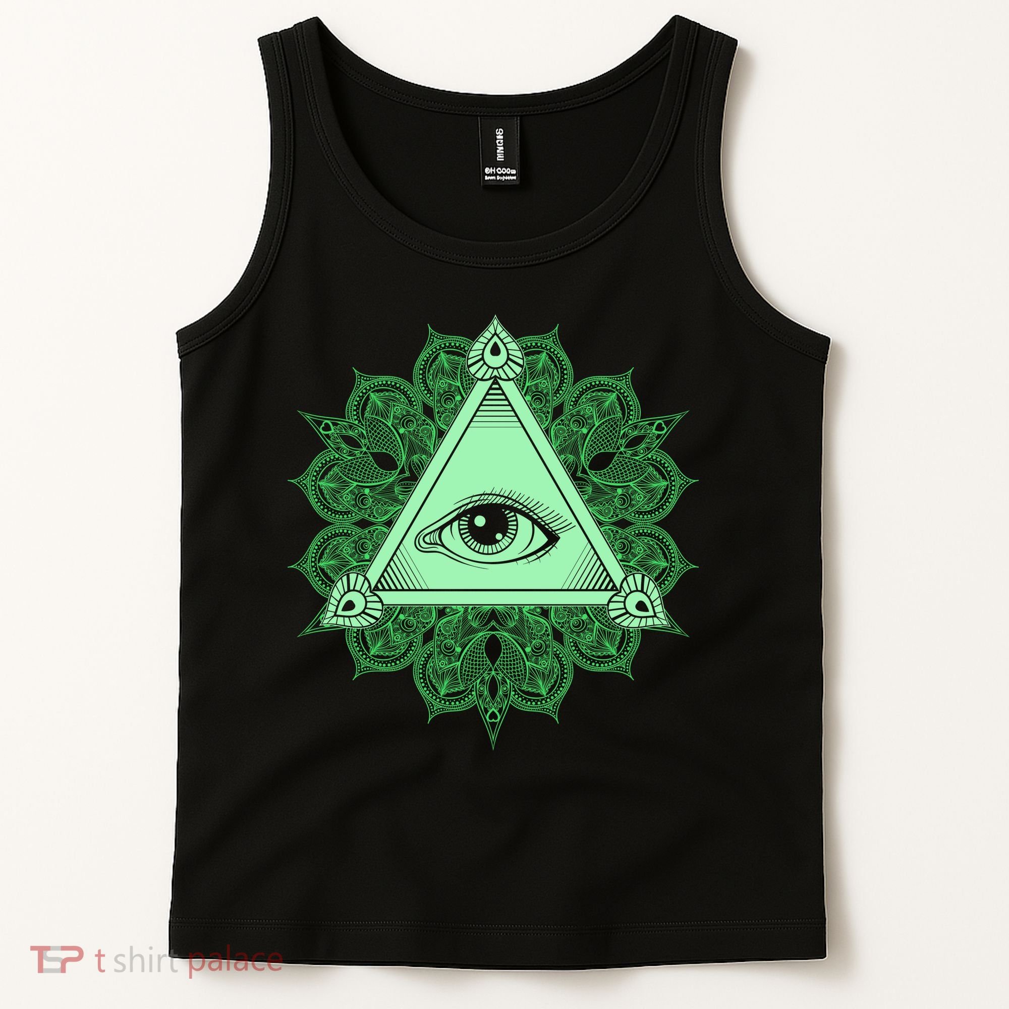 All Seeing Pyramid Eye Tank Top