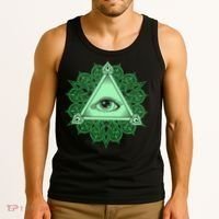 All Seeing Pyramid Eye Tank Top thumb 3