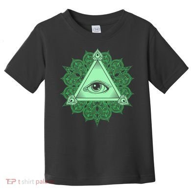 All Seeing Pyramid Eye Toddler T-Shirt