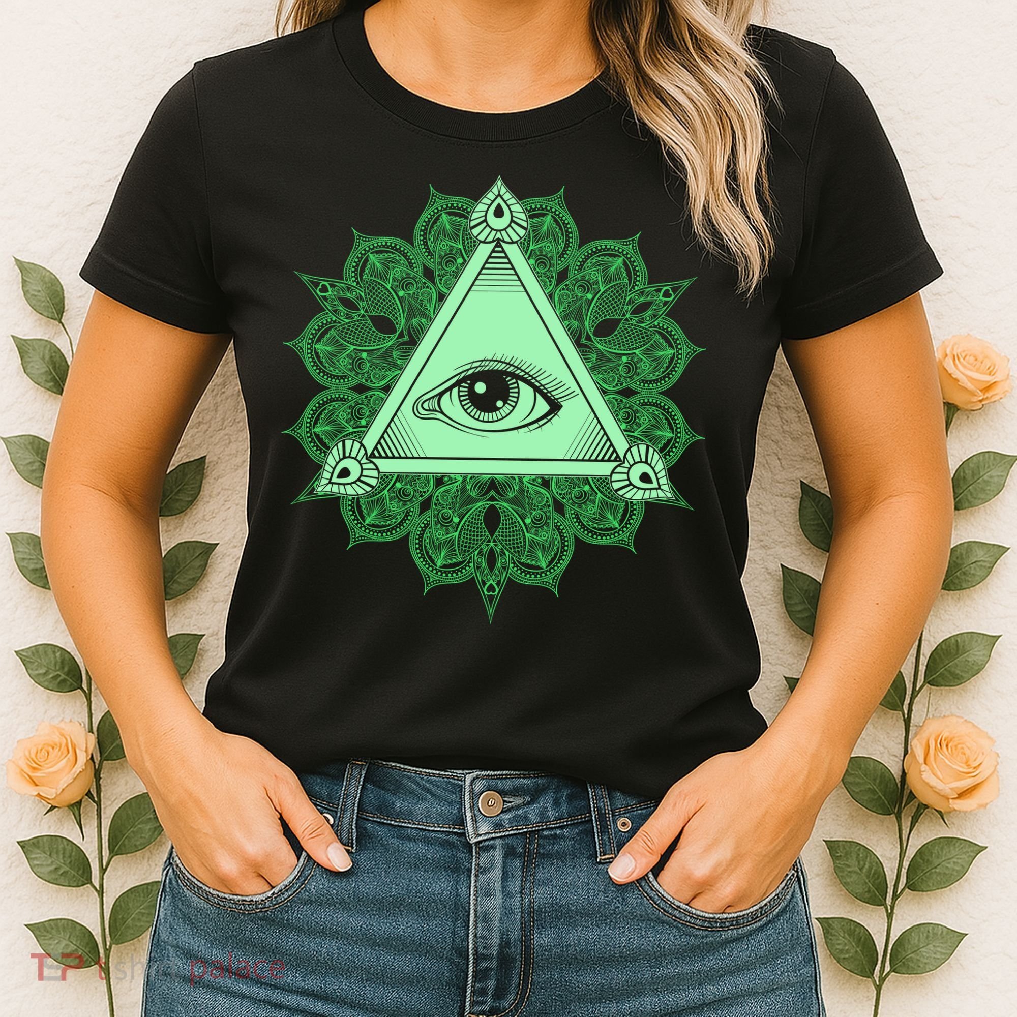 All Seeing Pyramid Eye Women's T-Shirt