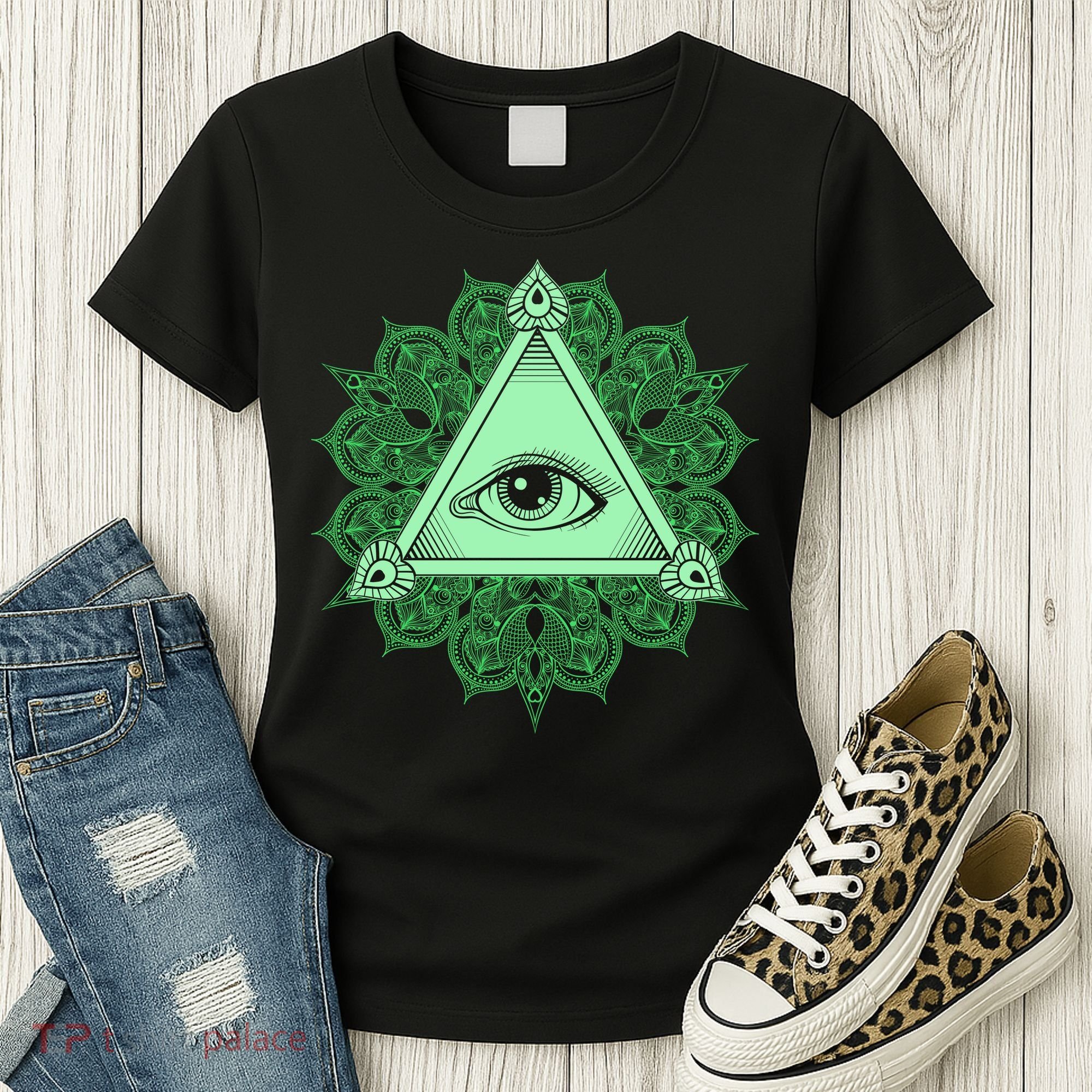 All Seeing Pyramid Eye Women's T-Shirt