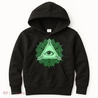 All Seeing Pyramid Eye Kids Hoodie thumb 0