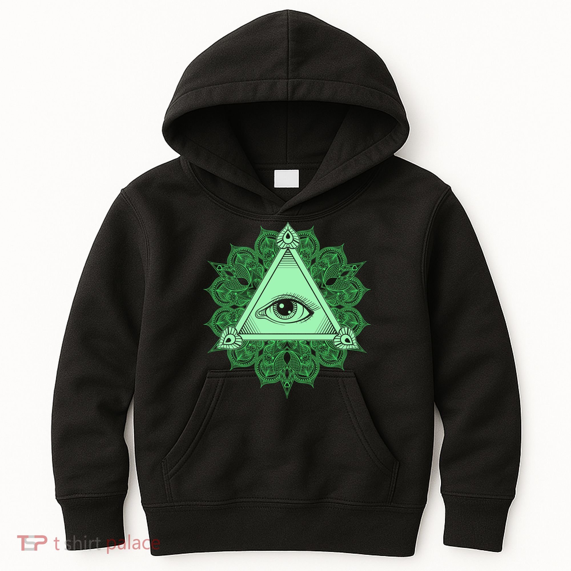 All Seeing Pyramid Eye Kids Hoodie