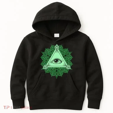 All Seeing Pyramid Eye Kids Hoodie