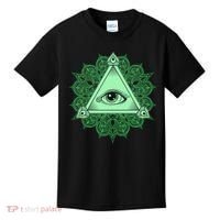 All Seeing Pyramid Eye Kids T-Shirt thumb 0