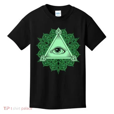 All Seeing Pyramid Eye Kids T-Shirt