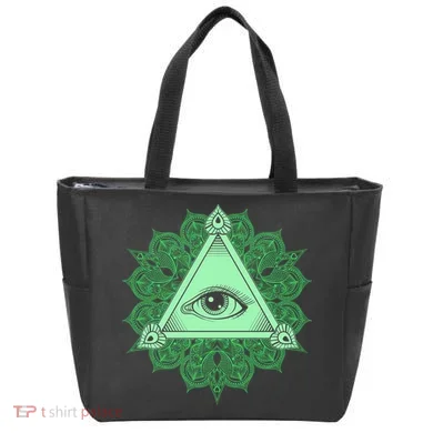 All Seeing Pyramid Eye Tote Bag
