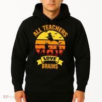 All Teachers Love Brains Hoodie thumb 2