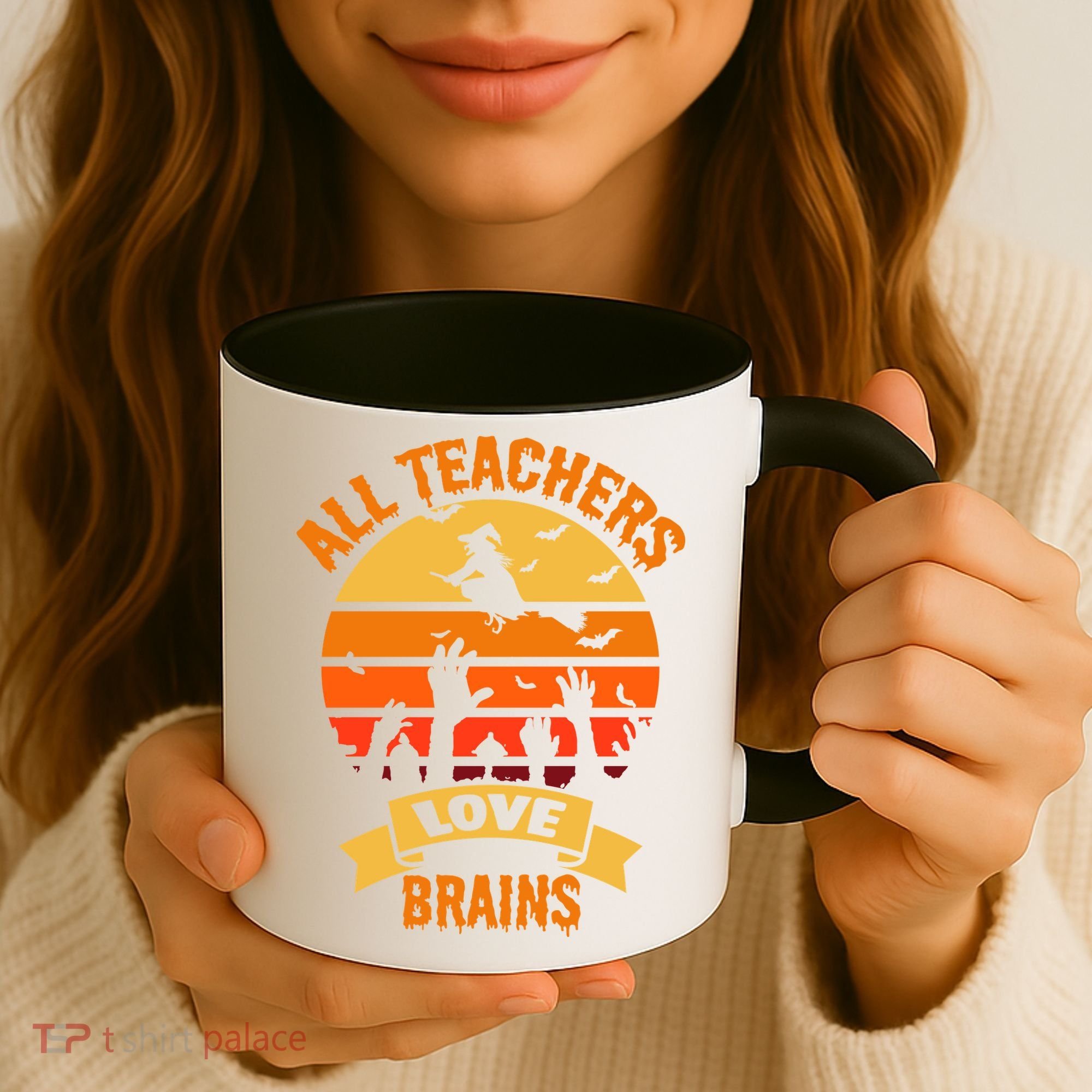 All Teachers Love Brains Coffee Mug
