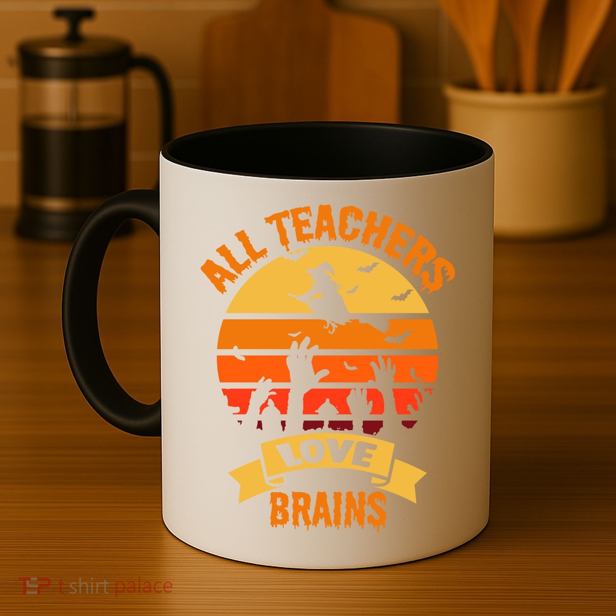All Teachers Love Brains Coffee Mug