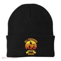 All Teachers Love Brains Beanie thumb 0