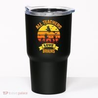 All Teachers Love Brains Tumbler thumb 0