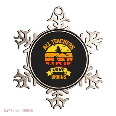 All Teachers Love Brains Ornament