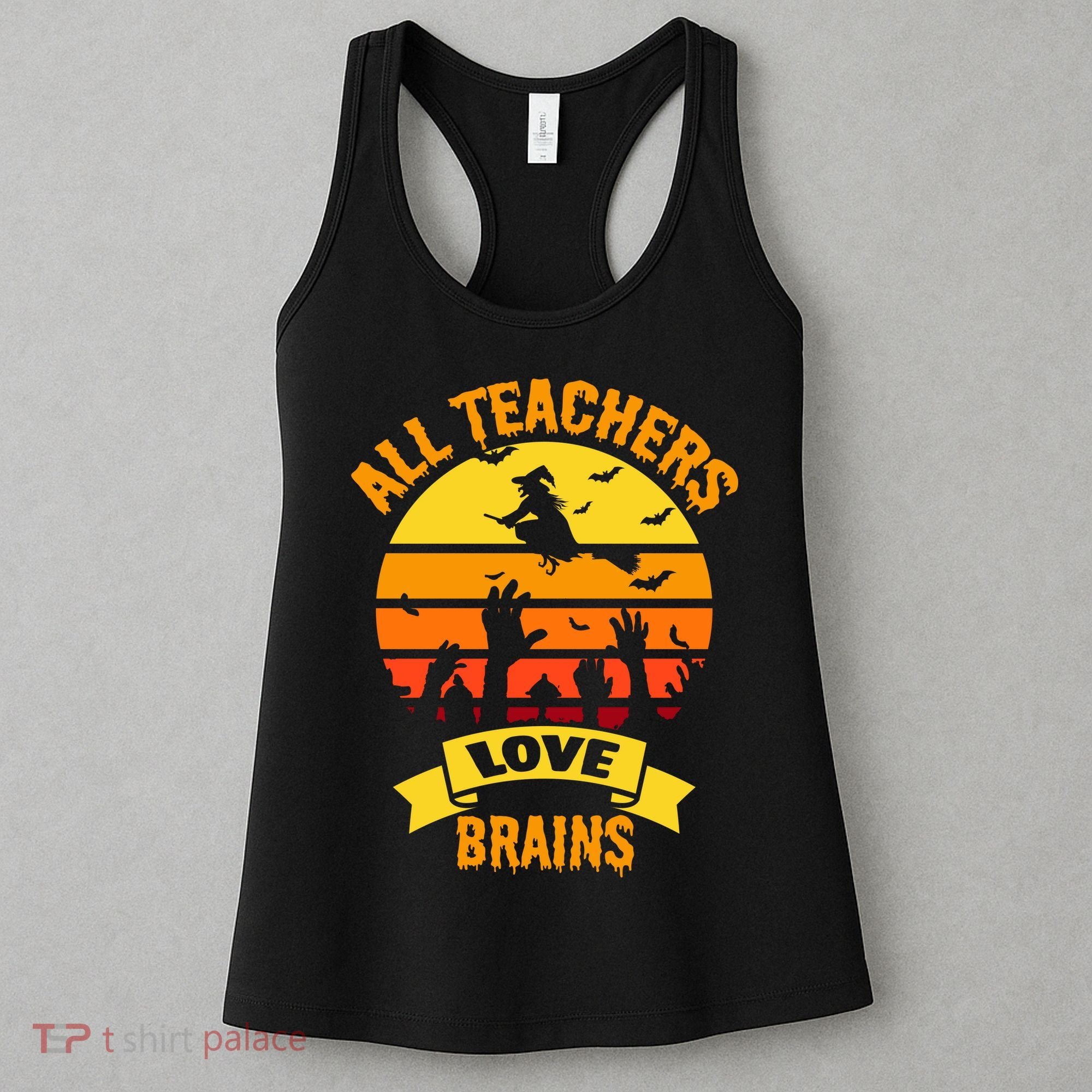 All Teachers Love Brains Women's Tank Top