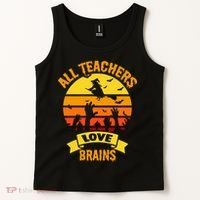 All Teachers Love Brains Tank Top thumb 2