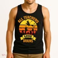 All Teachers Love Brains Tank Top thumb 3