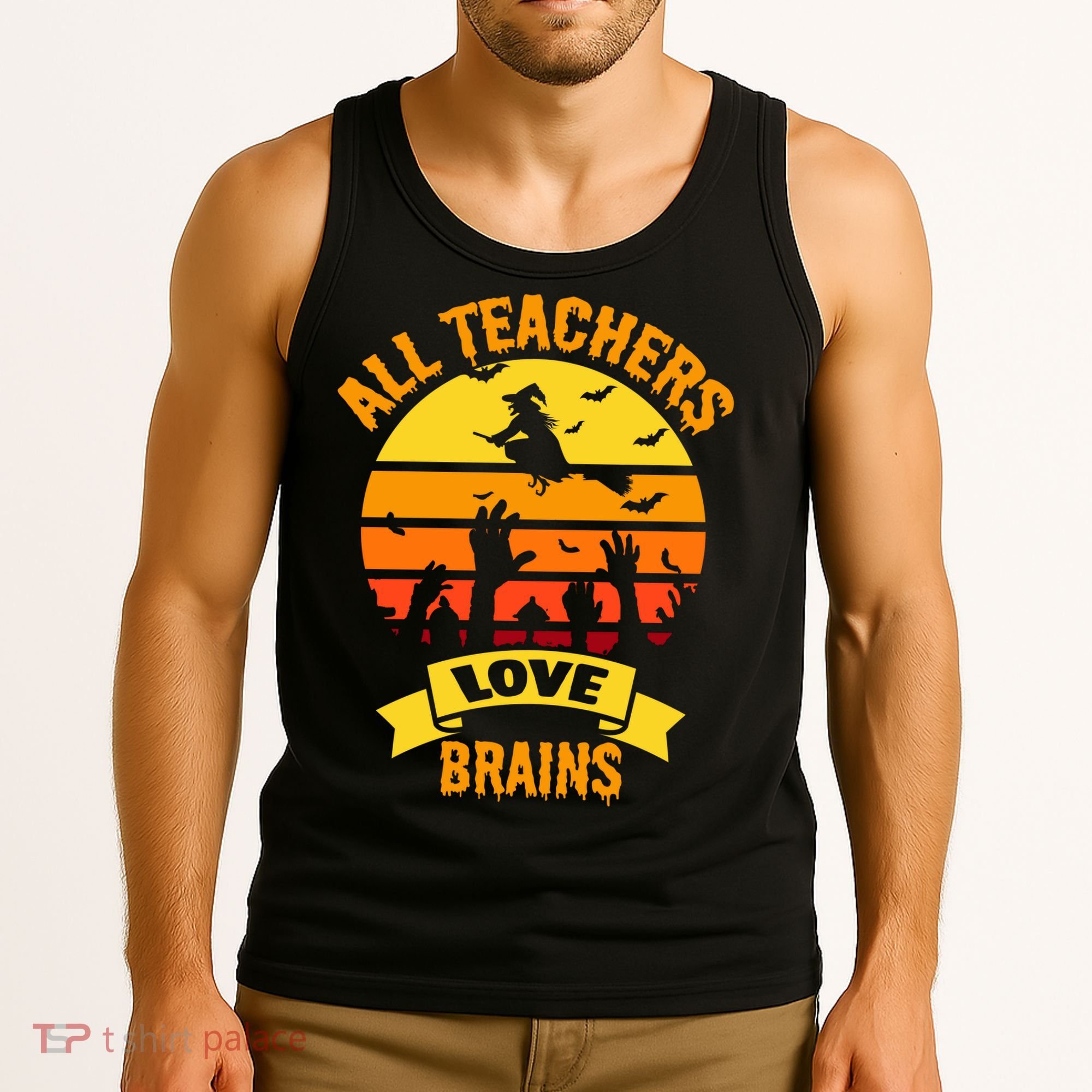 All Teachers Love Brains Tank Top