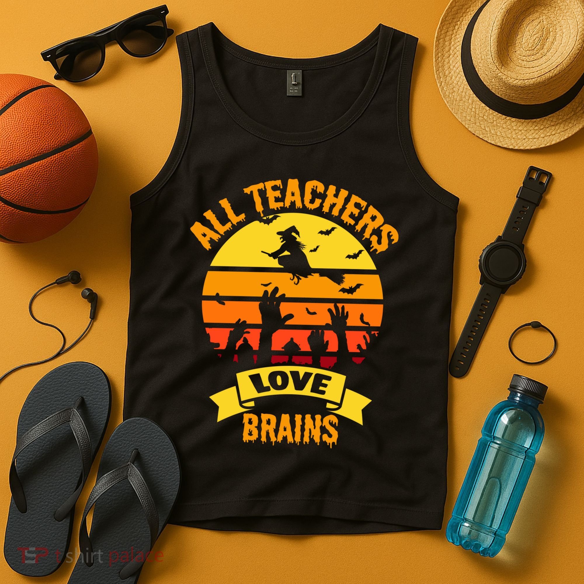 All Teachers Love Brains Tank Top