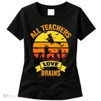 All Teachers Love Brains Women's T-Shirt thumb 0