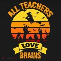 All Teachers Love Brains Women's T-Shirt thumb 6
