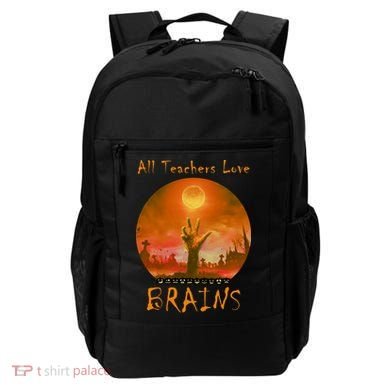 All Teachers Love Brains Zombie Backpack