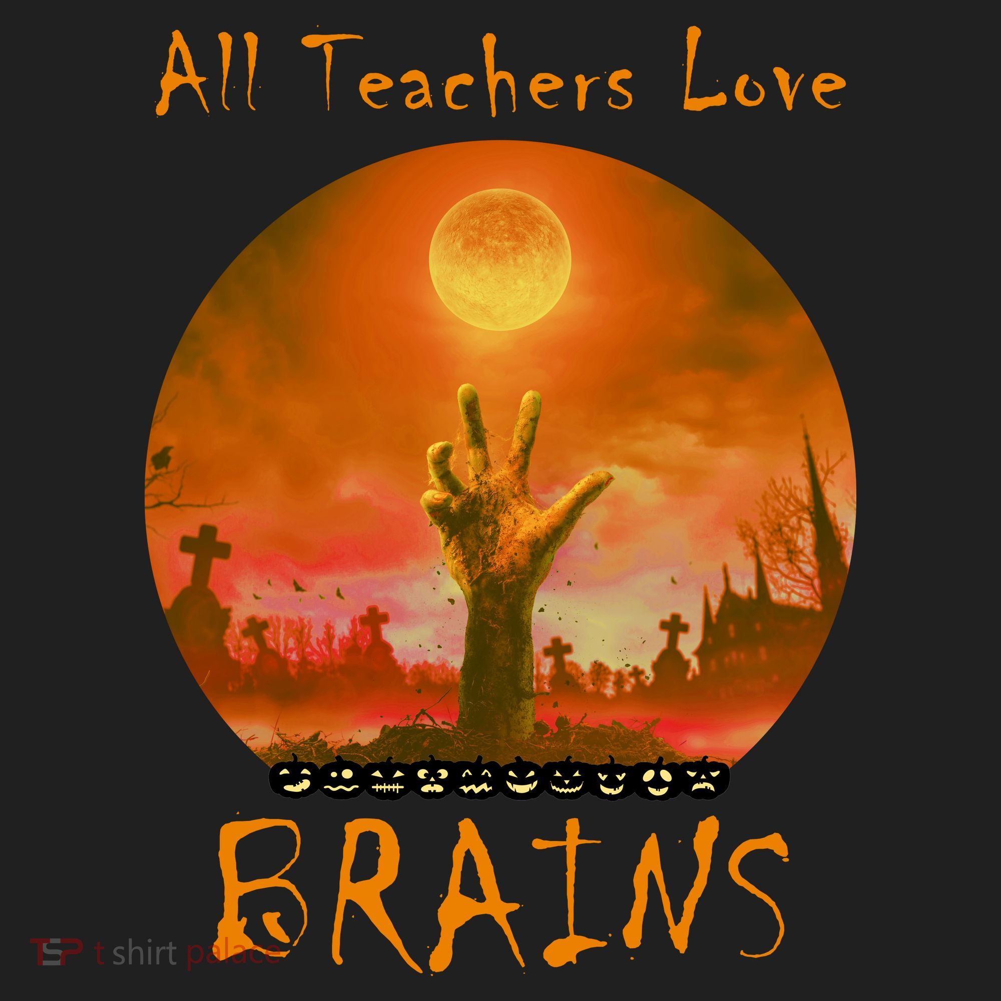 All Teachers Love Brains Zombie Beanie