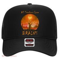 All Teachers Love Brains Zombie Hat thumb 0